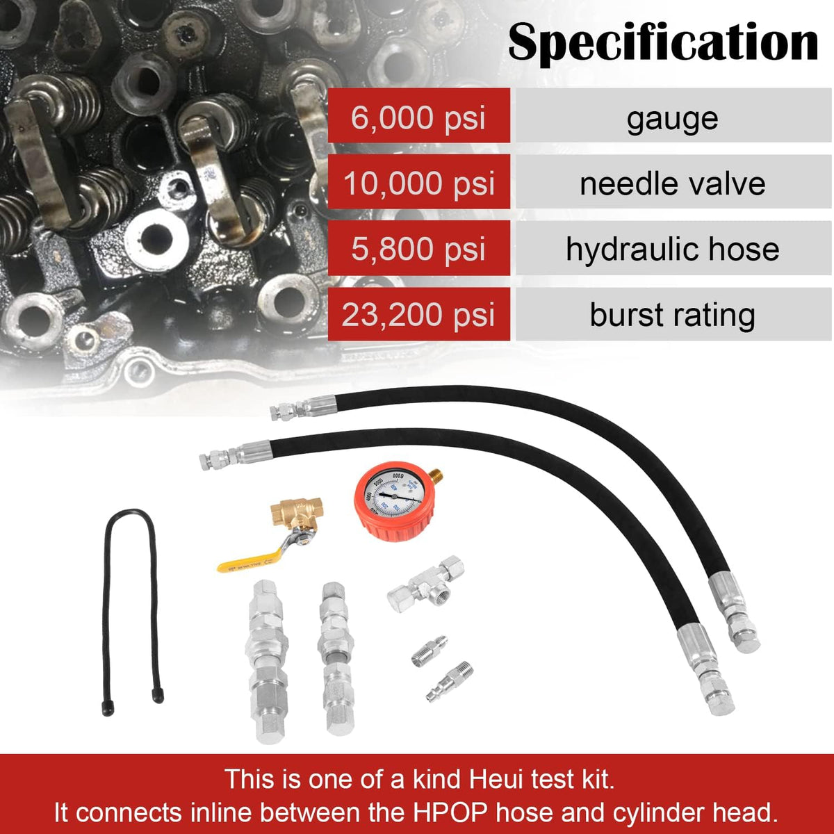 High Pressure Oil Test Tool Kit E707