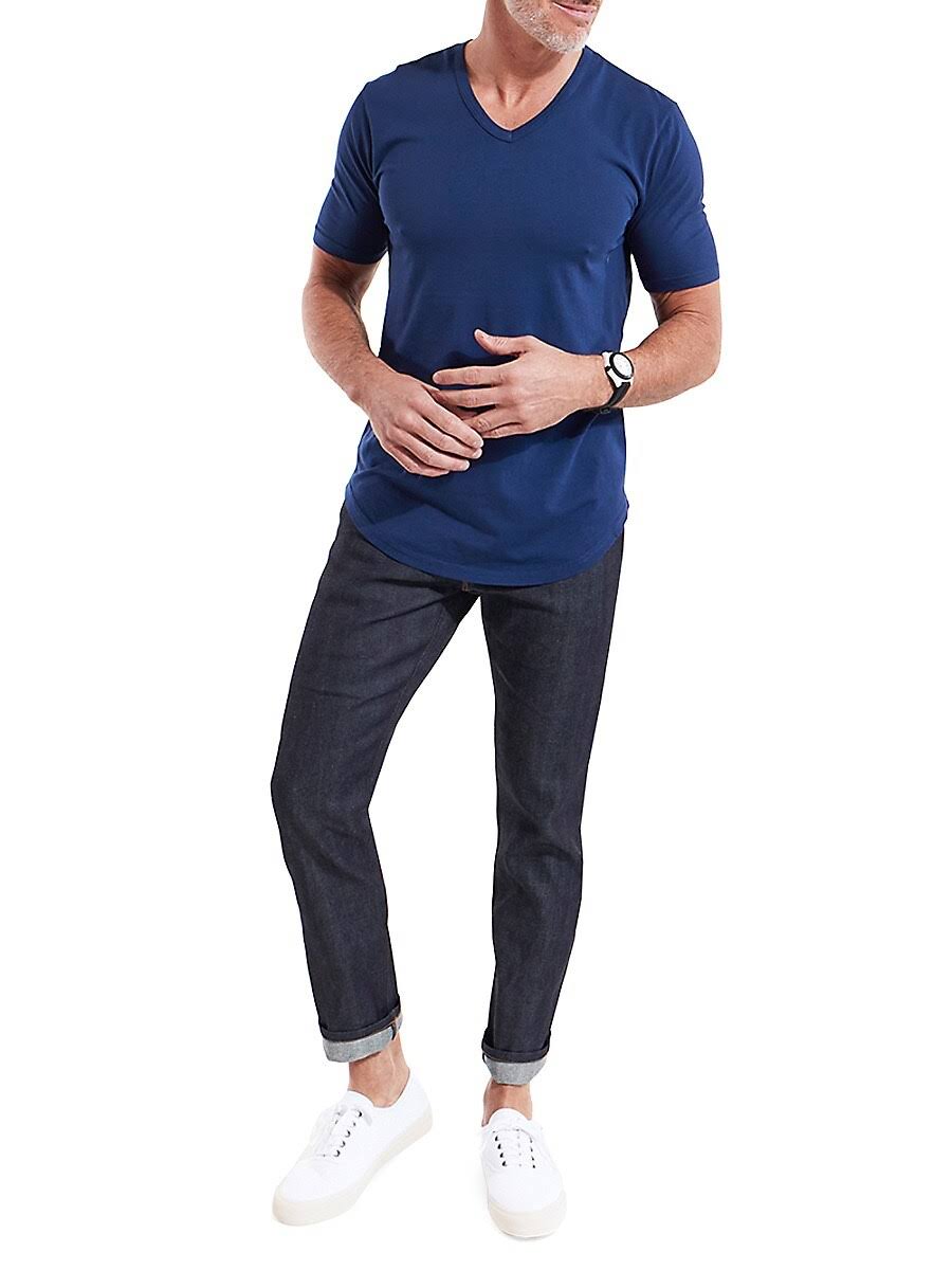 Navy Scallop V Goodlife T797