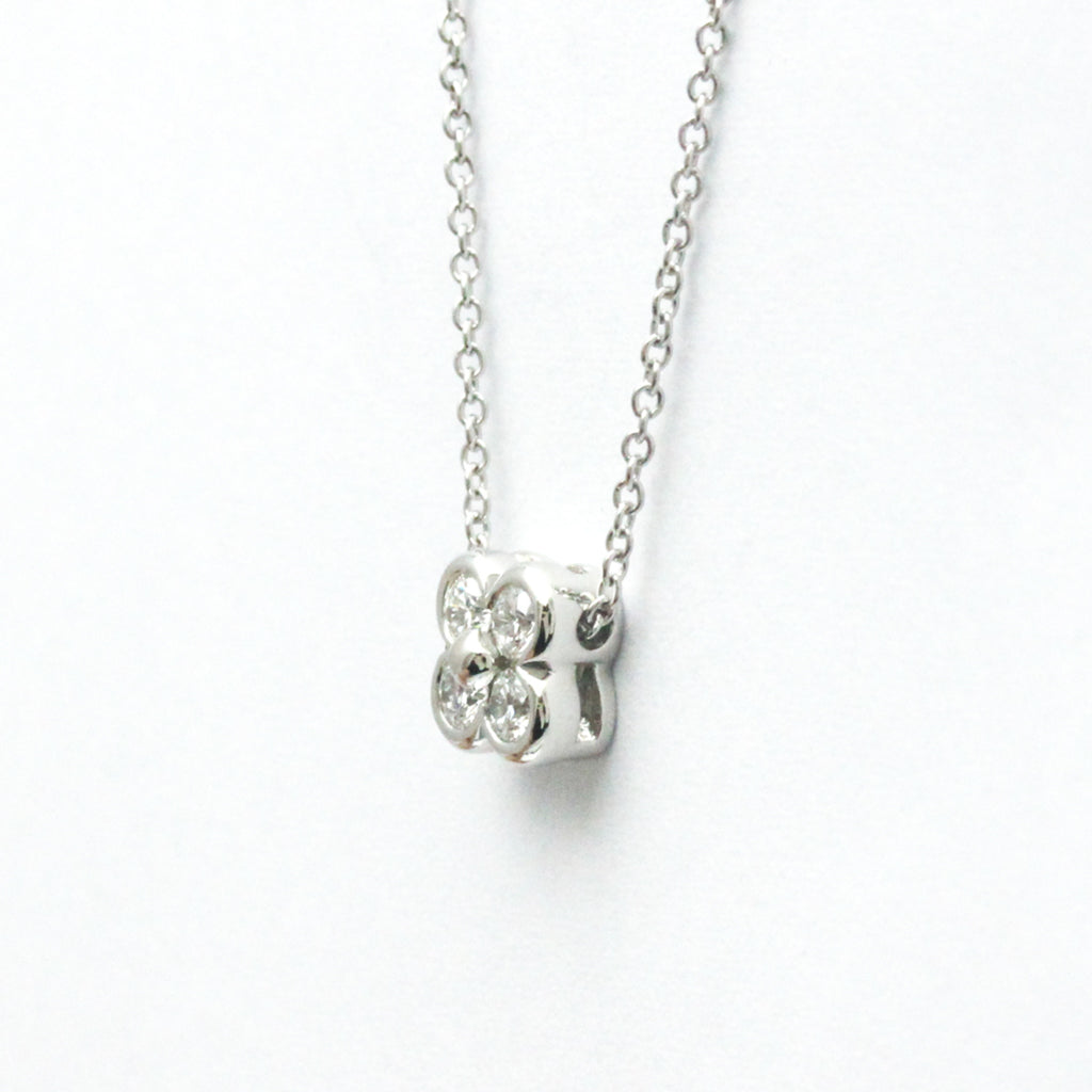 Platinum Diamond Bezel Set Necklace A580244