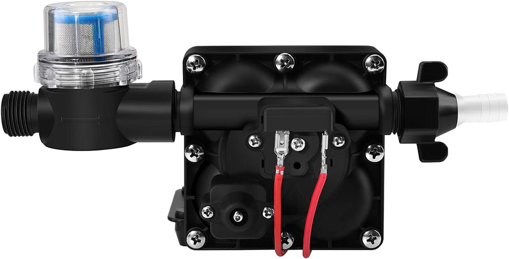 12V DC 5.0 GPM 55 PSI Self Priming Water Pressure Booster Pump P695865