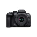 Mirrorless Camera with Lens, Tripod and Microphone, 24.2 Megapixel, 4K Video, Black R981