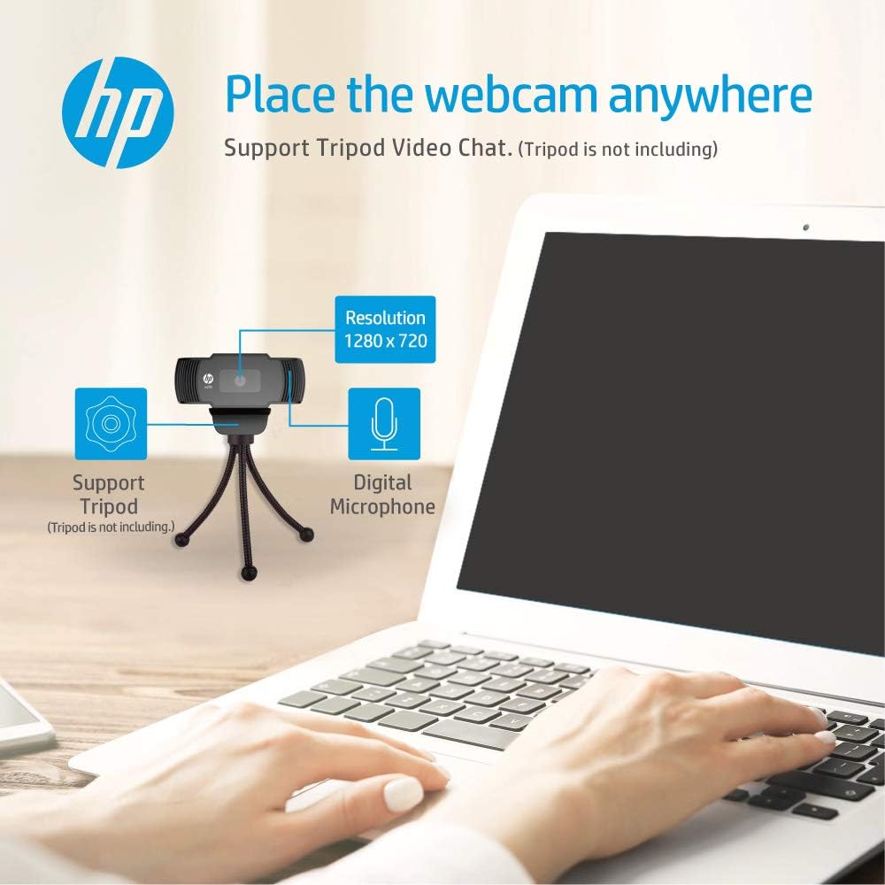 720P HD Webcam with Built-in Microphone D722883