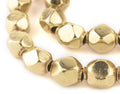 Brass Diamond Cut Hollow Tribal Beads (18mm) P96743