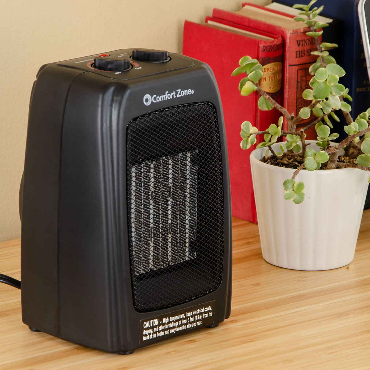 Black Ceramic Electric Portable Heater I877238