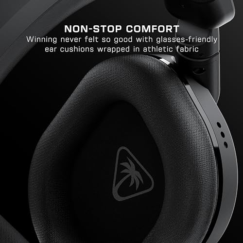 Black Wireless Gaming Headset with 40-Hr Battery and Bluetooth R4572