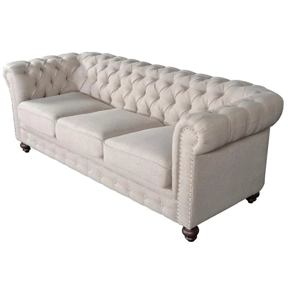 Dark Linen Sofa K2343