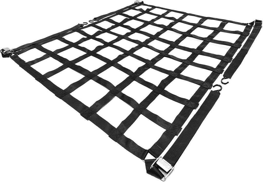 Heavy Duty Truck Bed Cargo Net with S-Hooks, 1100LBS, Pack of 2 X3335