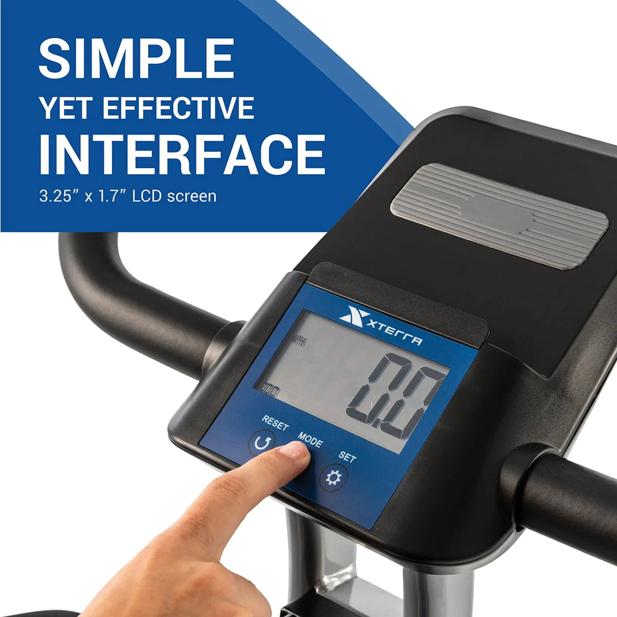 Compact Folding Stationary Bike with Padded Seat S68888