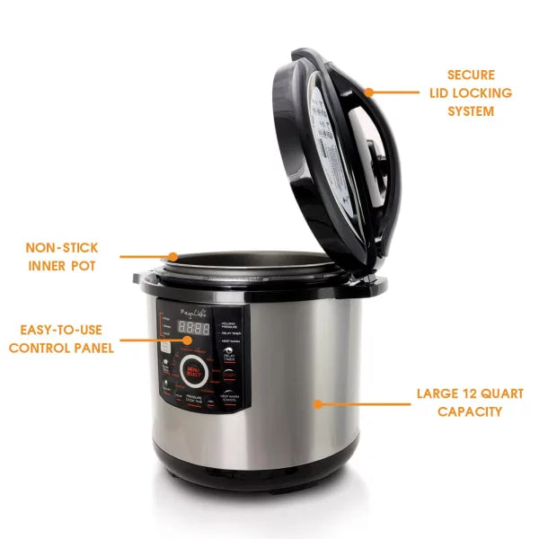 12-Quart Digital Pressure Cooker F726