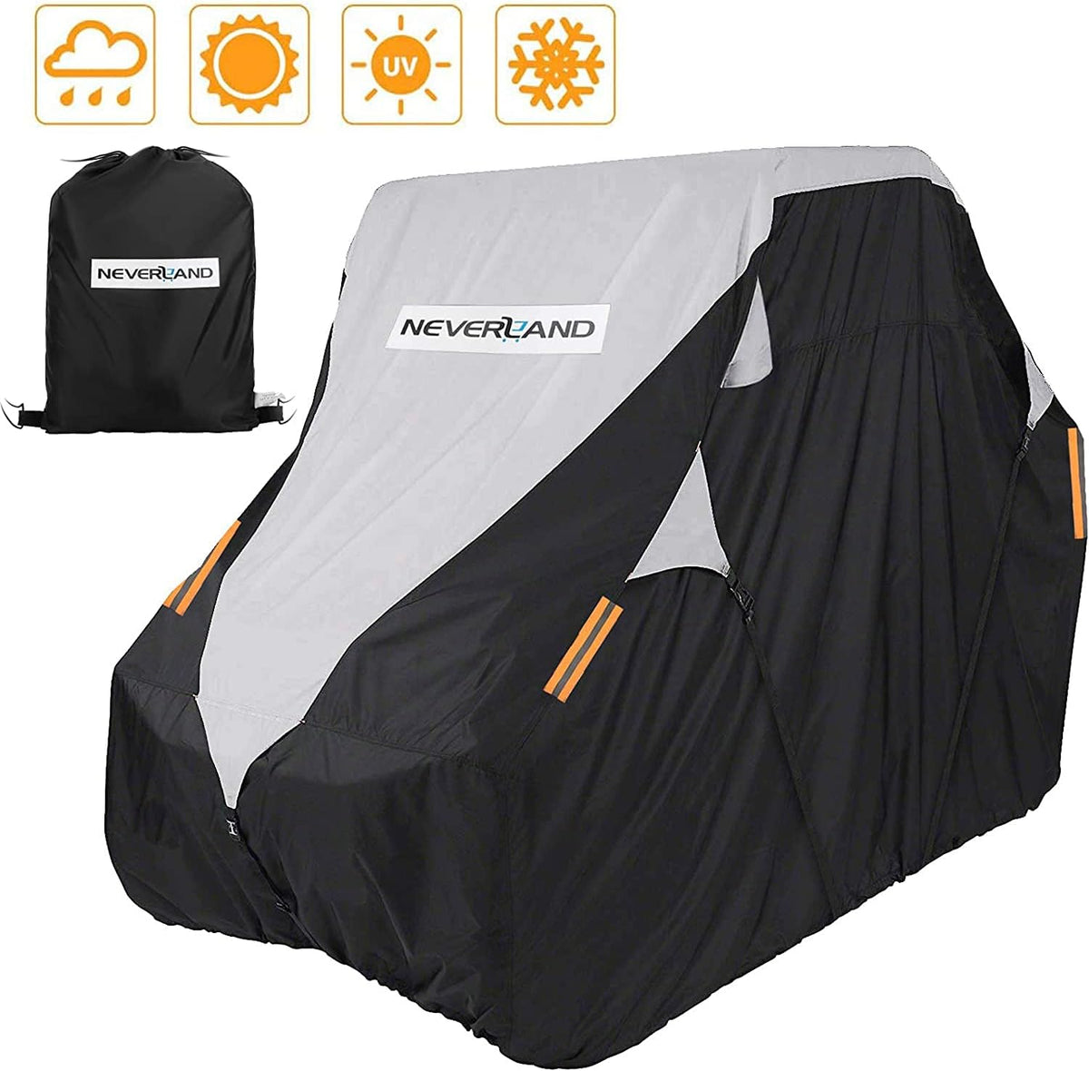 UTV Cover Waterproof 420D Heavy Duty Pack of 2 M266915