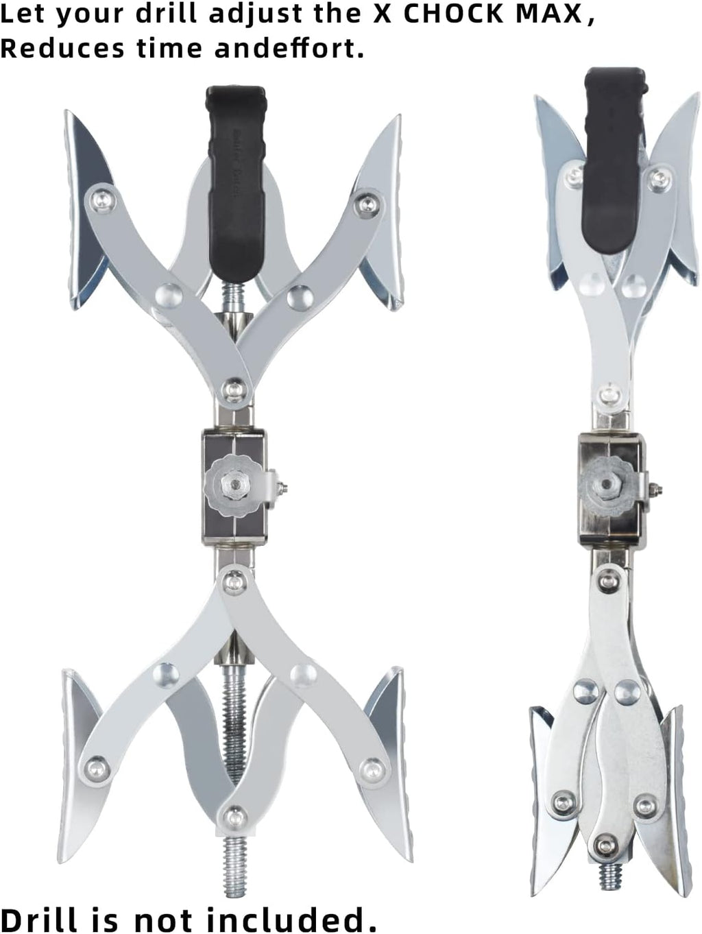 2 Pack X-Shaped Wheel Chock Stabilizer for Travel Trailers J121414