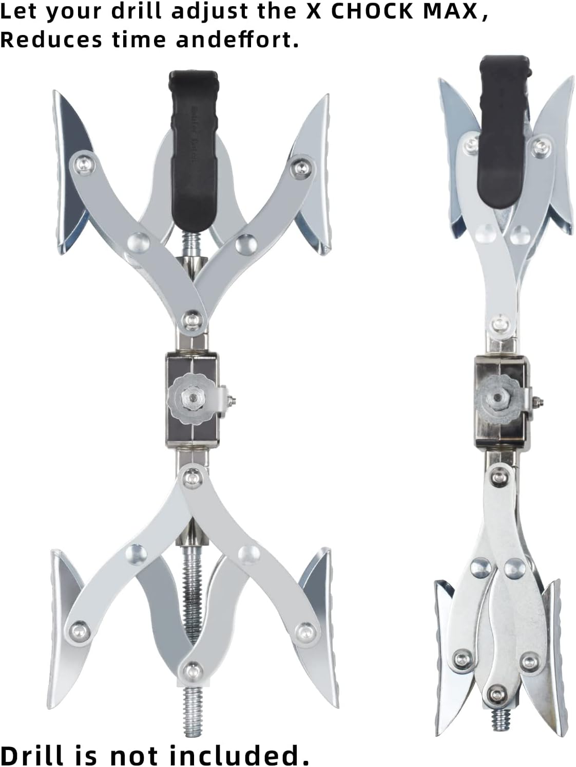 2 Pack X-Shaped Wheel Chock Stabilizer for Travel Trailers J121414