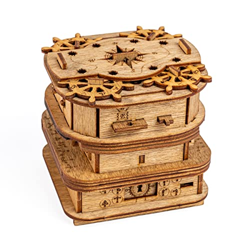 3D Wooden Puzzle Box C59806