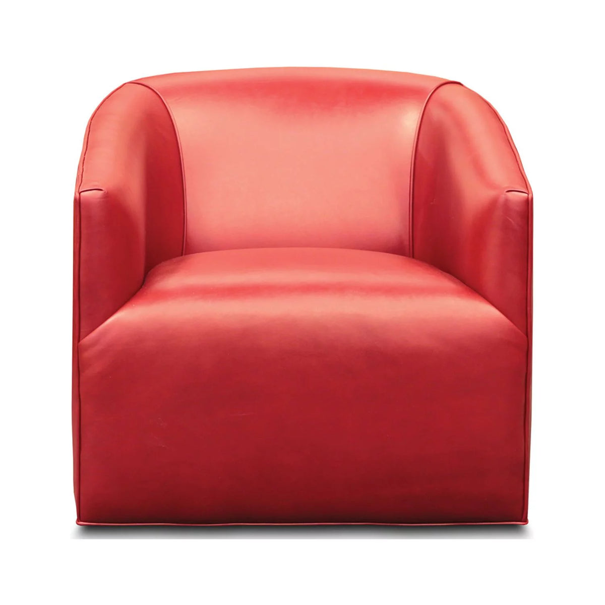 100% Top Grain Leather Swivel Club Armchair N2450
