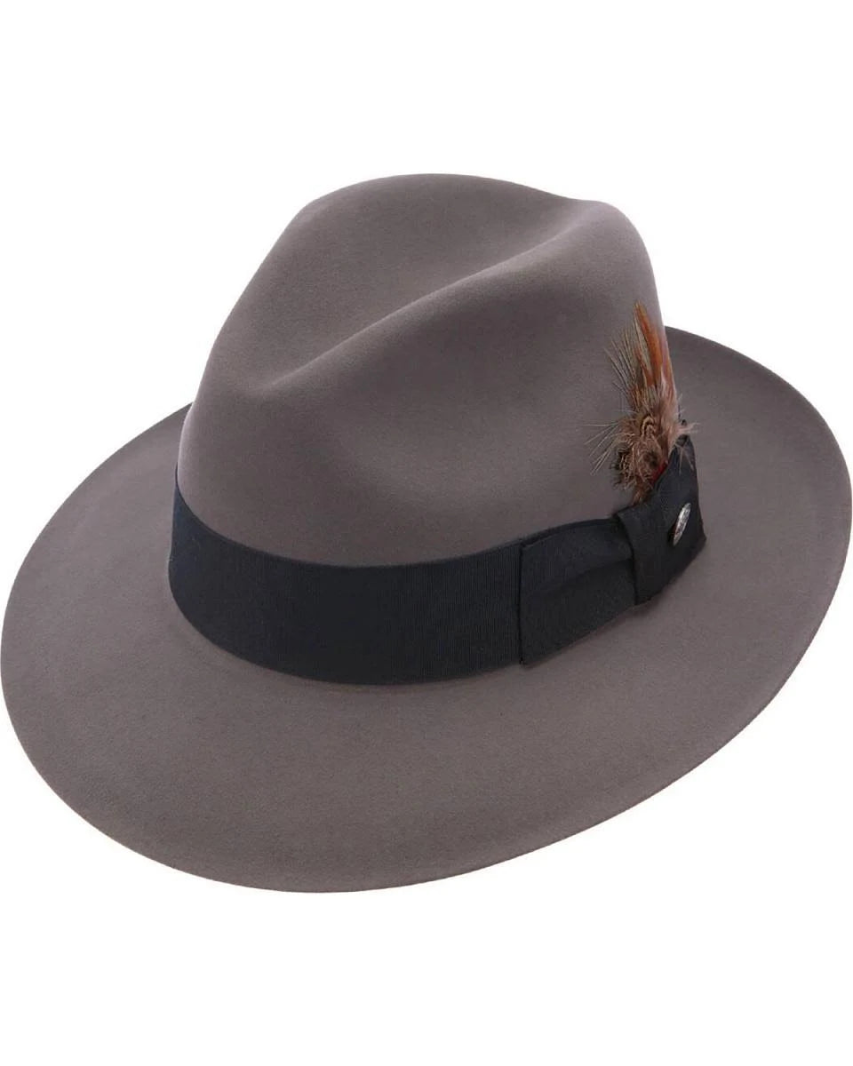 Beaver Fur Felt Fedora Hat F9018