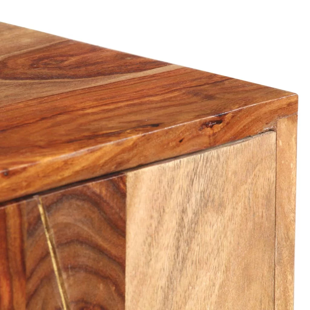 Solid Sheesham Wood Sideboard D7079