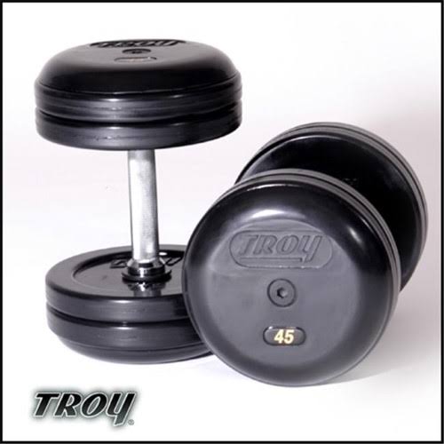 75 Pounds Rubber Encased Pro-Style Dumbbells Sold As Pairs Q25742