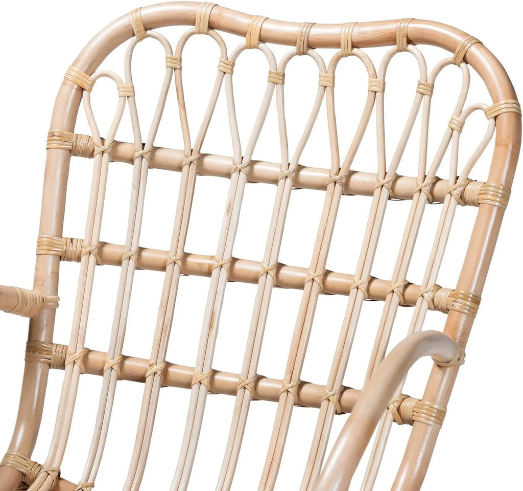 Natural Brown Rattan Arm Chair M750600