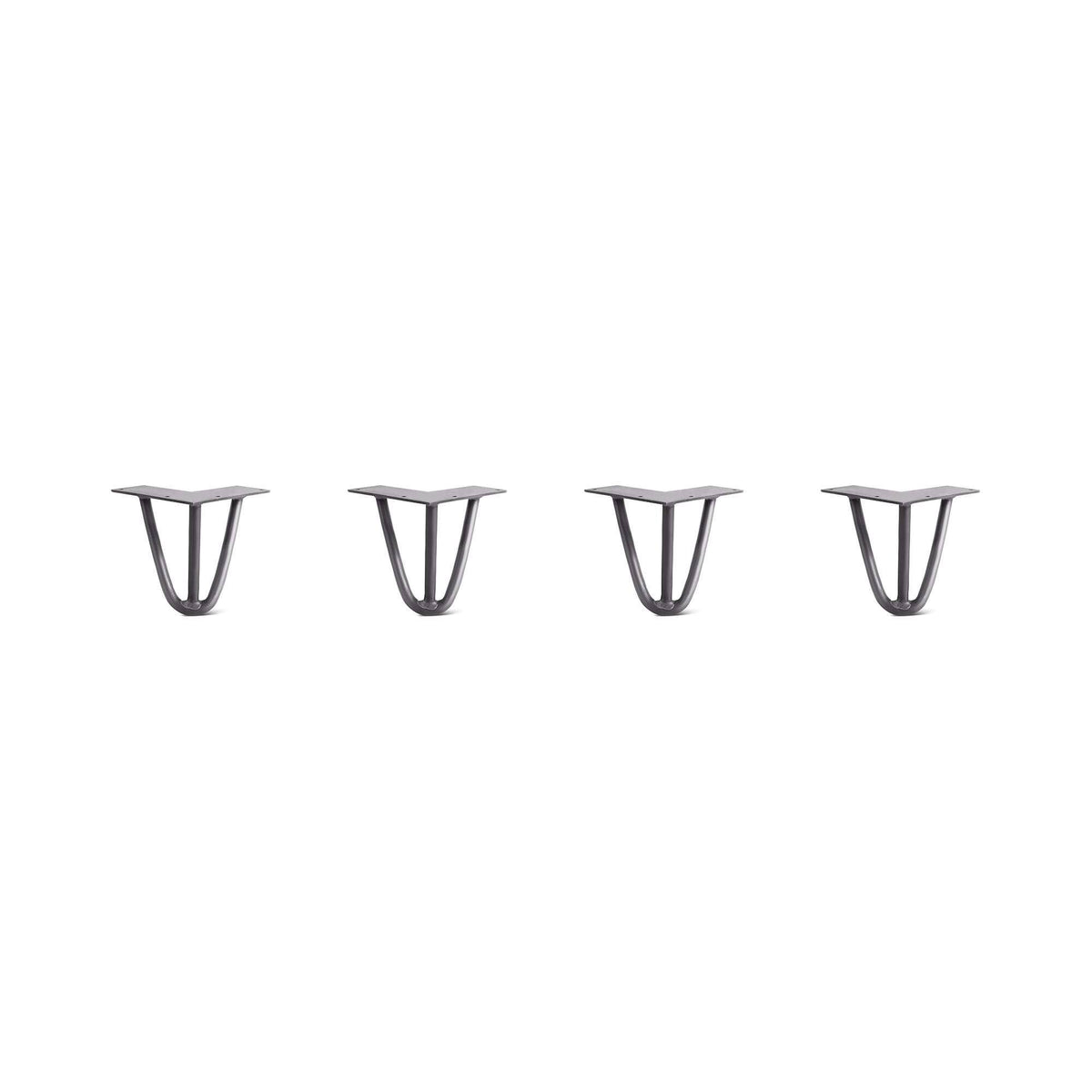 Raw Steel Hairpin Legs Set of 4 J582554