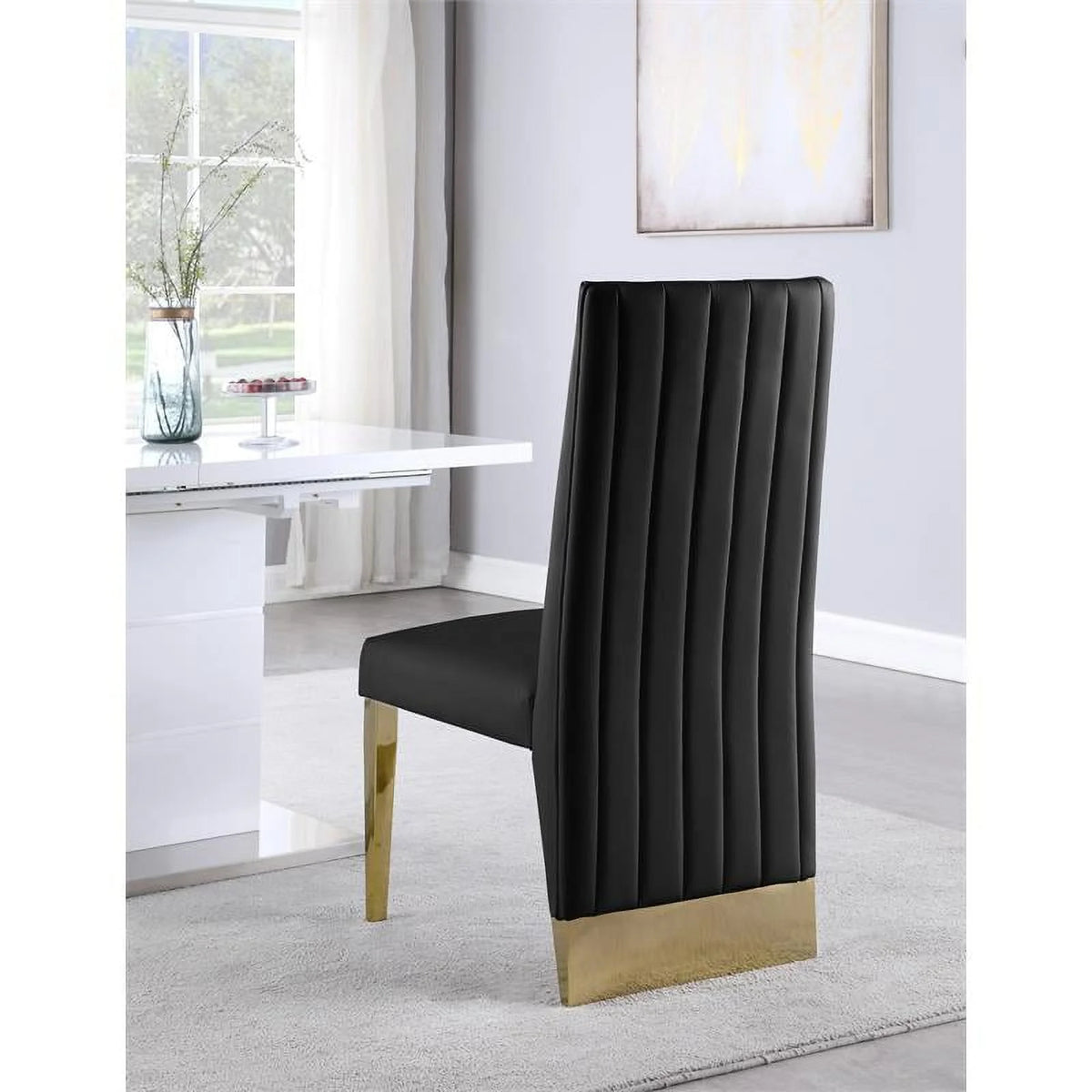 Black Dining Chair Set of 2 S76781
