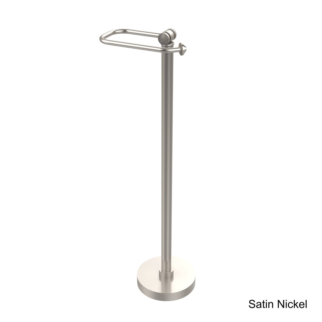 Matte Black Free Standing Toilet Tissue Holder O186