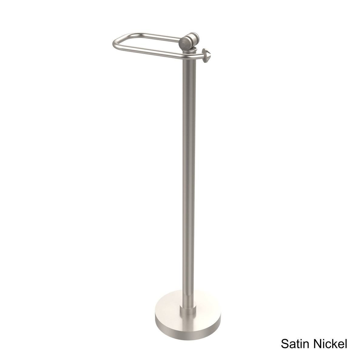 Matte Black Free Standing Toilet Tissue Holder O186