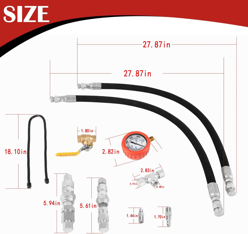 High Pressure Oil Test Tool Kit E707
