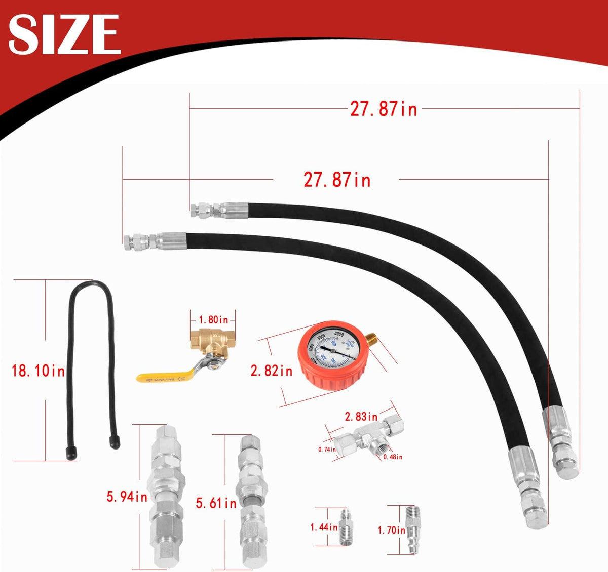 High Pressure Oil Test Tool Kit E707