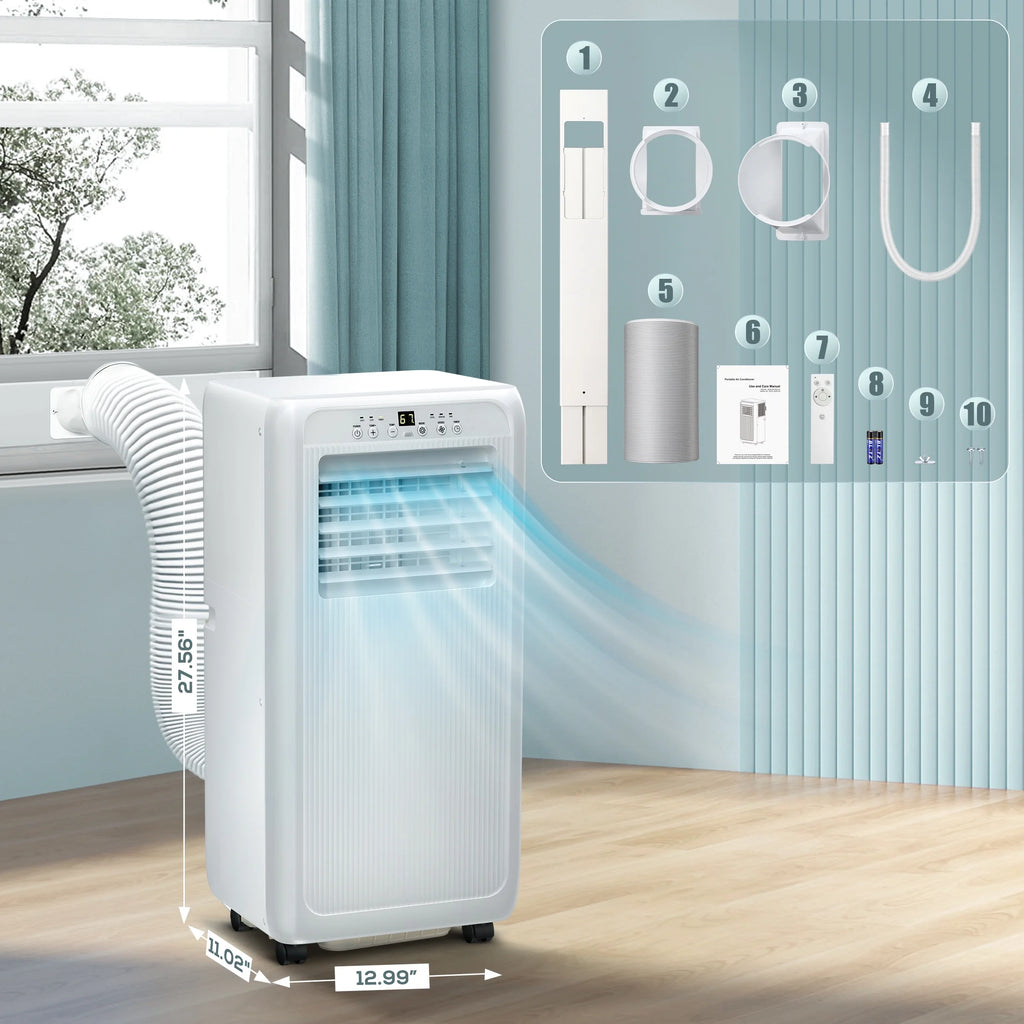 5000BTU Portable Air Conditioner 3 in 1 with 24-Hour Timer H88999
