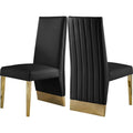 Black Dining Chair Set of 2 S76781