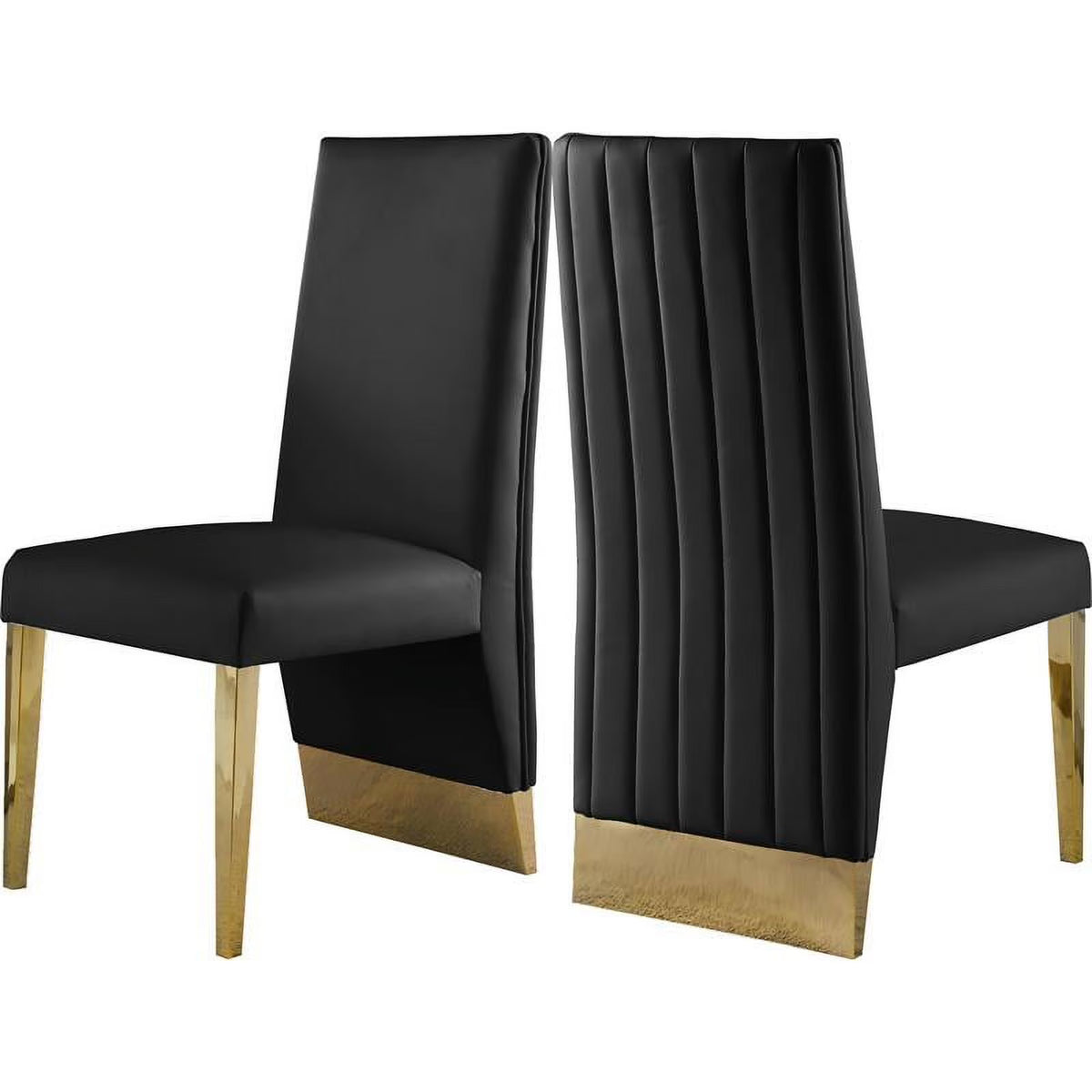 Black Dining Chair Set of 2 S76781