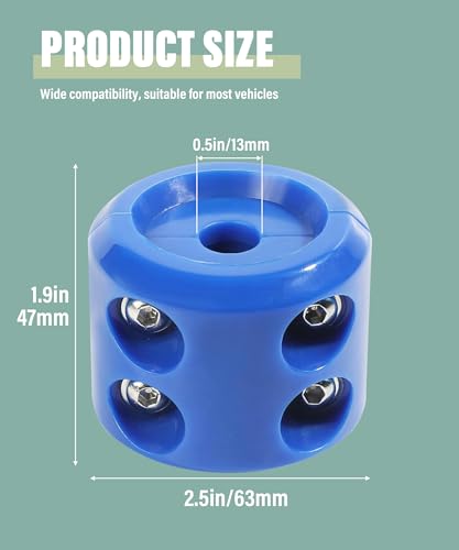 Black Rubber Winch Cable Hook Stopper U8882