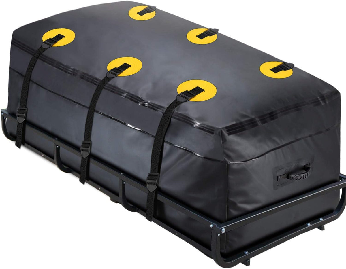 100% Waterproof 22 Cu Ft Cargo Carrier Bag with 6 Reinforced Straps K184