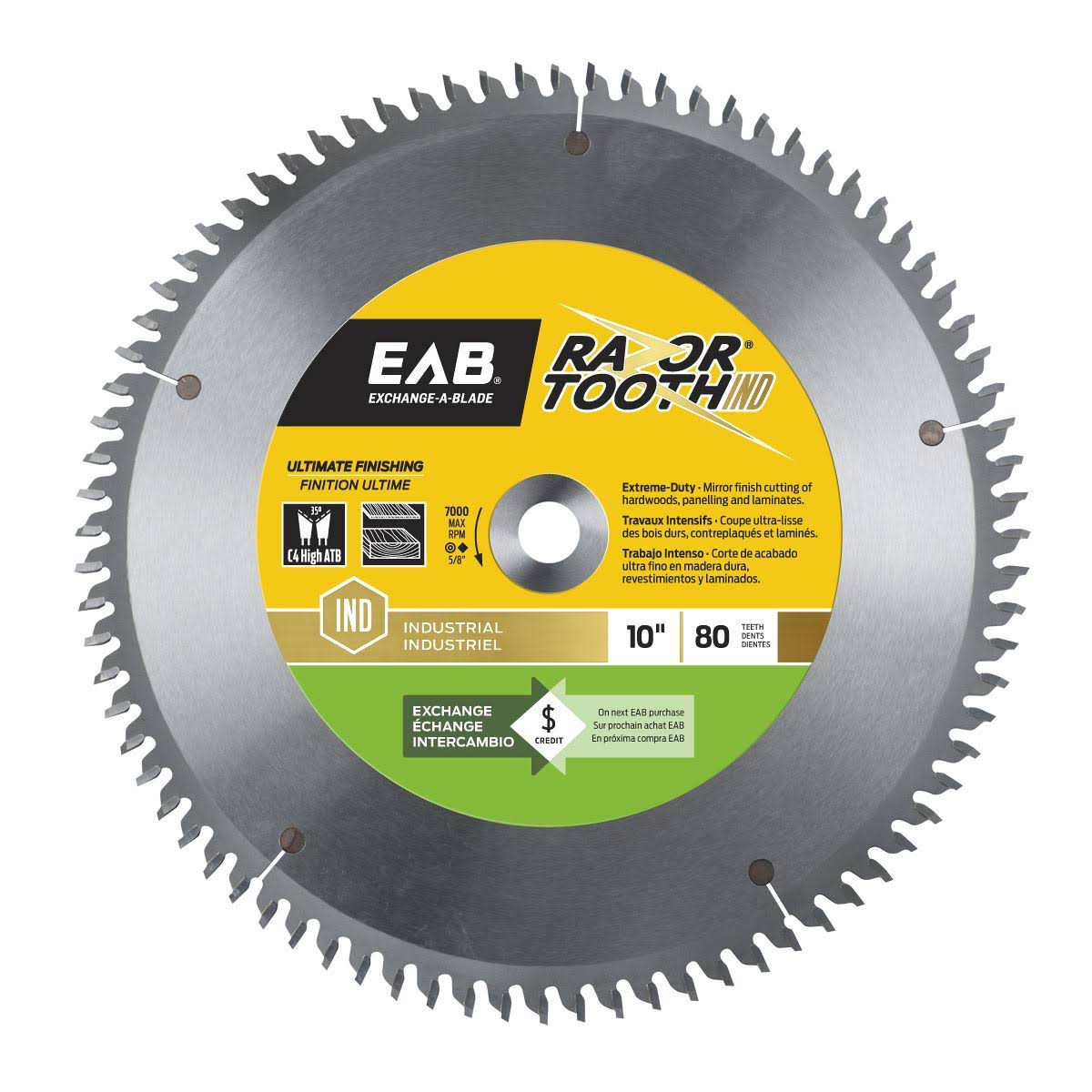 10x22 80T Circular Saw Blade Z3872