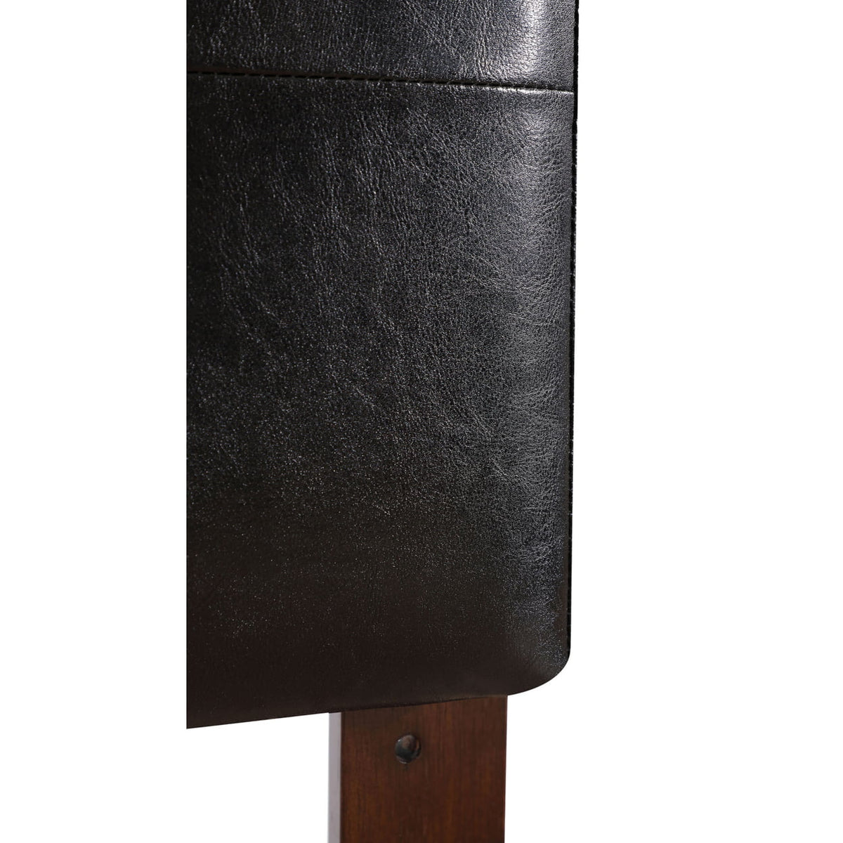 Black Twin Upholstered Tufted Panel Headboard P355361