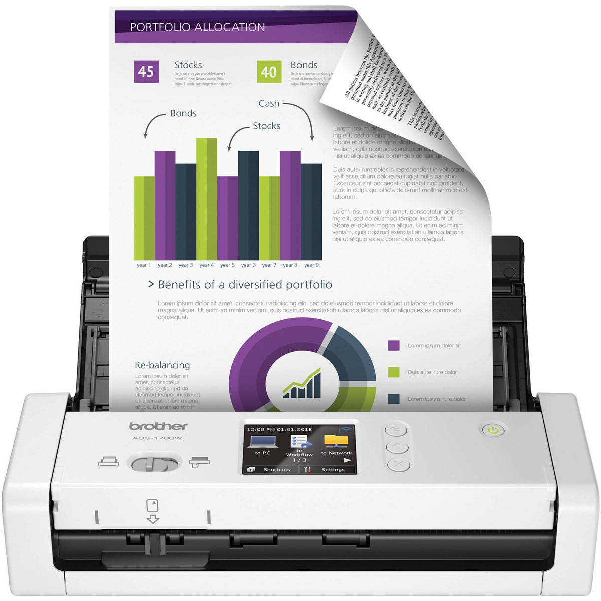 Wireless Compact Desktop Scanner Y29837