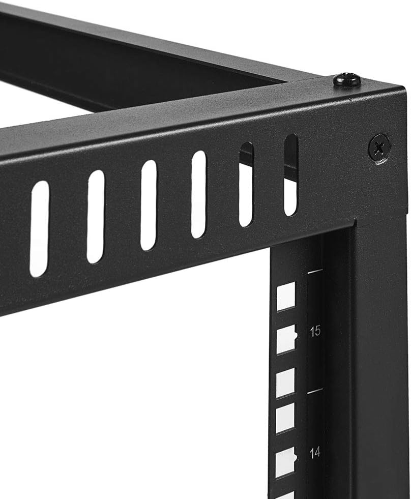 12U 4-Post Open Frame Wall-Mount Network Rack N8268
