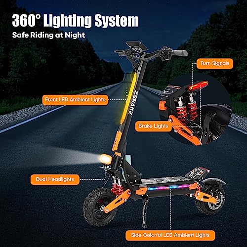 60V 15/30Ah Battery 11" Off-Road Tire Electric Scooter E75604