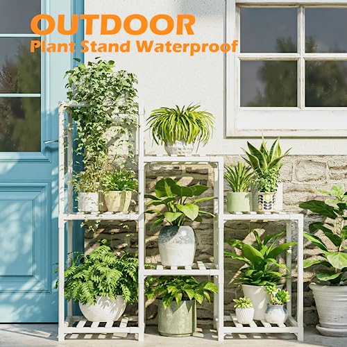 3 Tiers Ladder Wood Plant Stand H34025