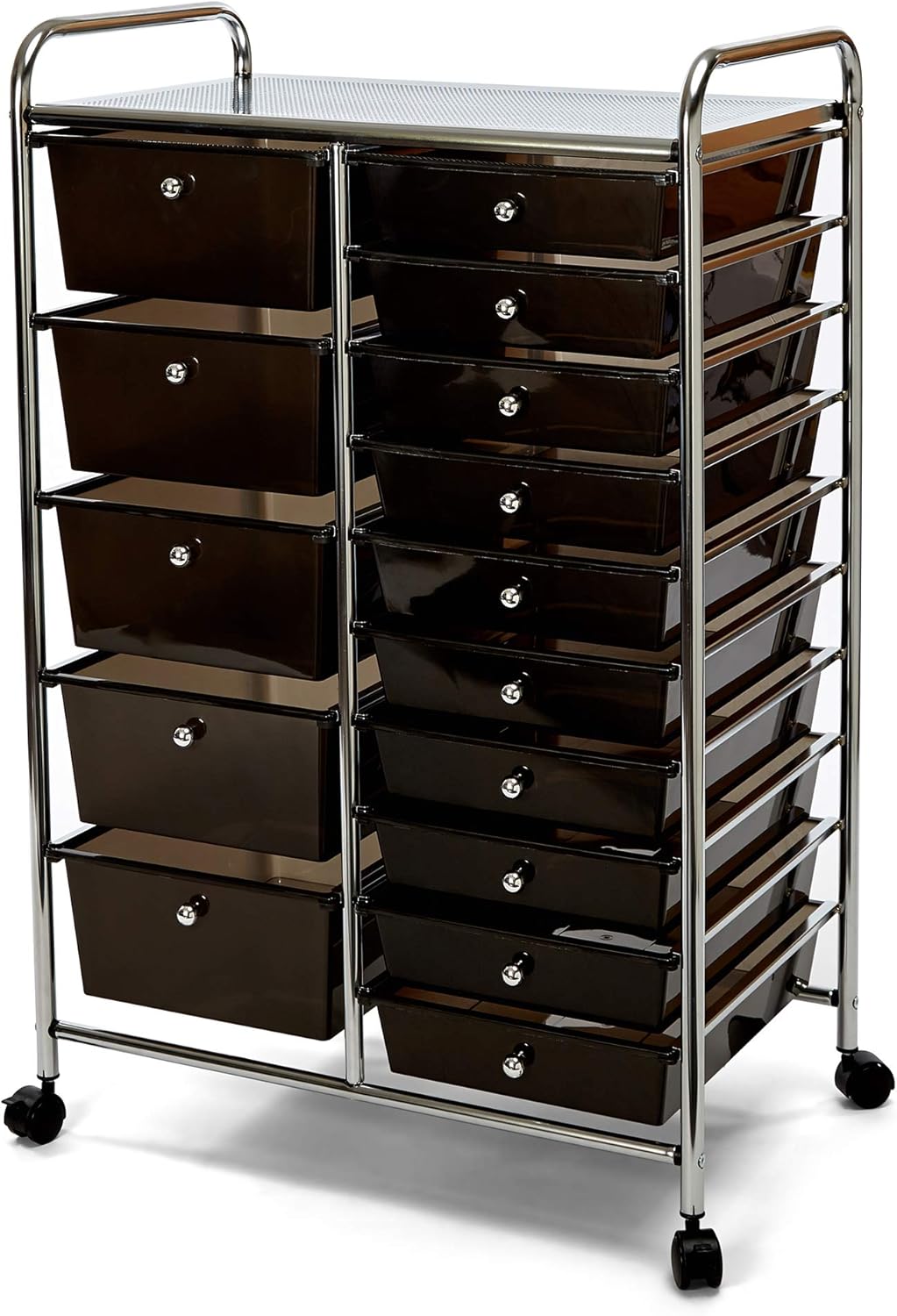 White 10-Drawer Rolling Storage Cart V508