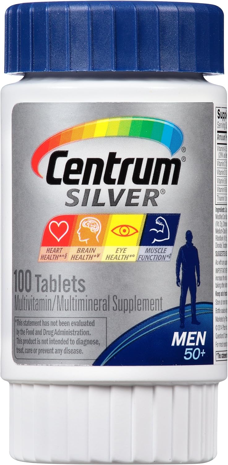 100 Count Multivitamin Multimineral Supplement Tablet O525068