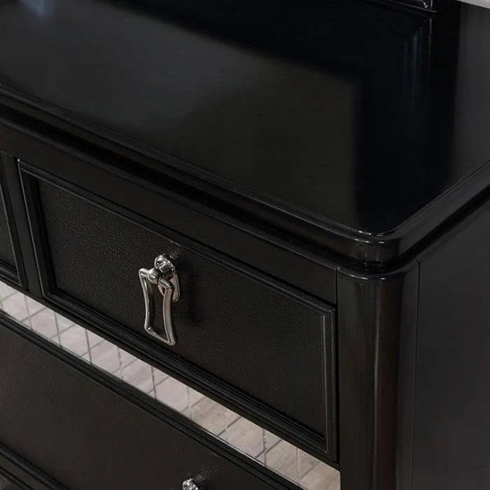 Black Nightstand D16105