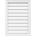 PVC Gable Vent with Brickmold Q766