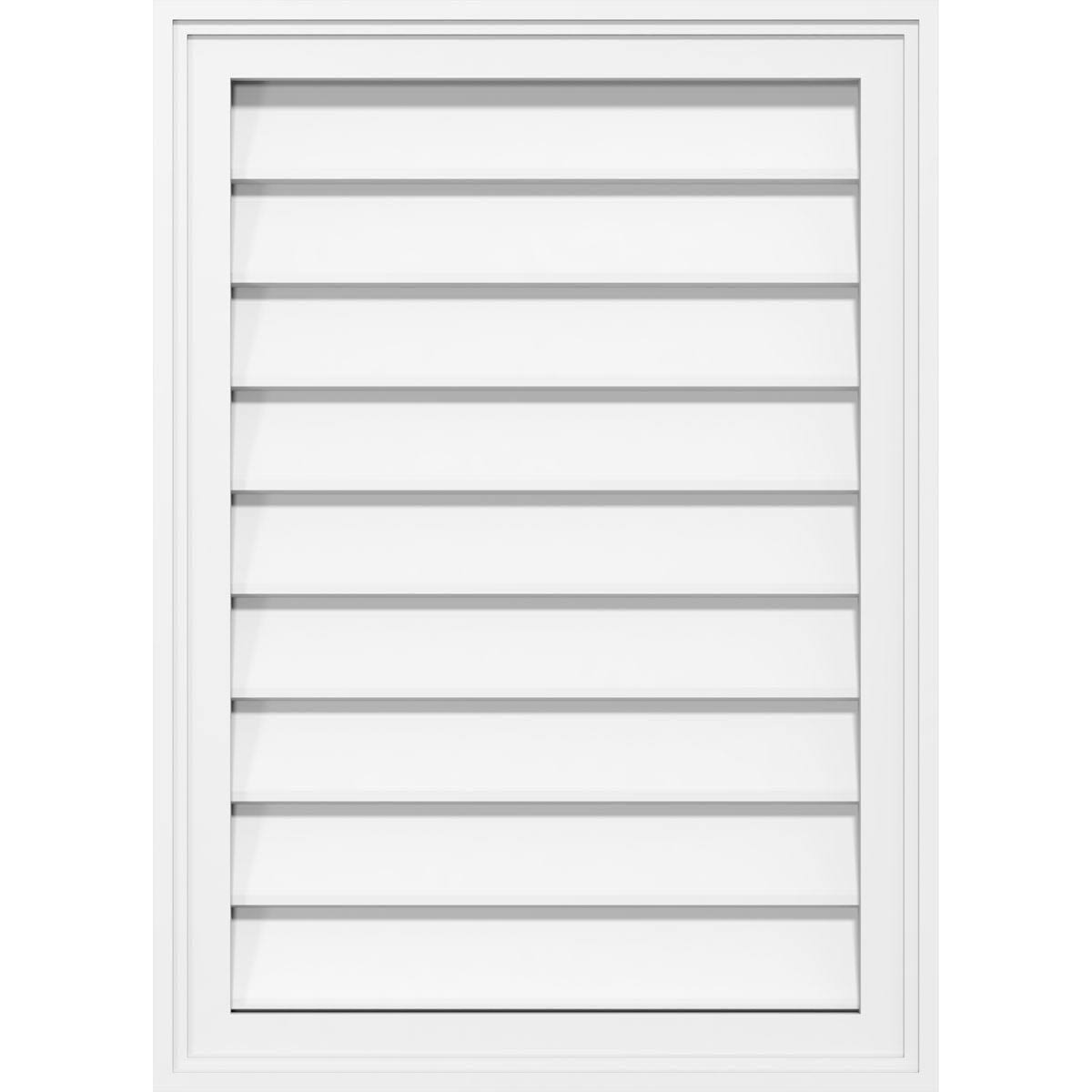 PVC Gable Vent with Brickmold Q766