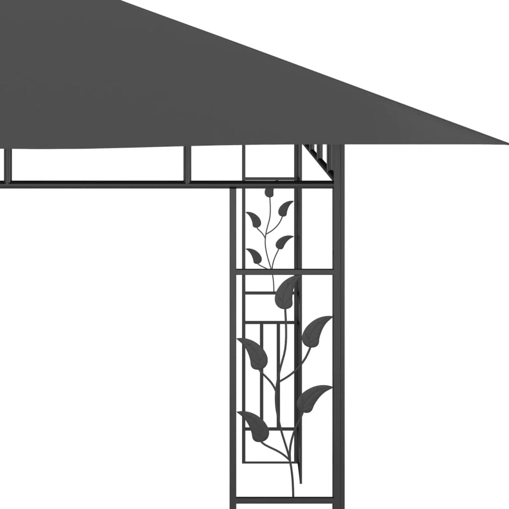 Canopy Patio Net 13.1'x9.8'x9' Mosquito Net with Sun Canopy Party Tent L31668