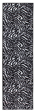 Zebra Area Rug, 3' x 44', Carpet C222