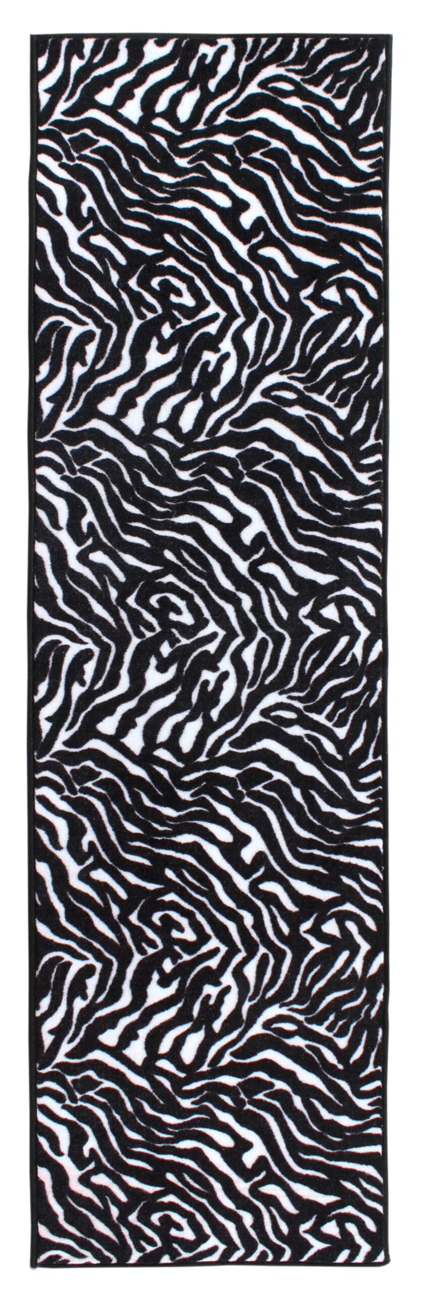 Zebra Area Rug, 3' x 44', Carpet C222