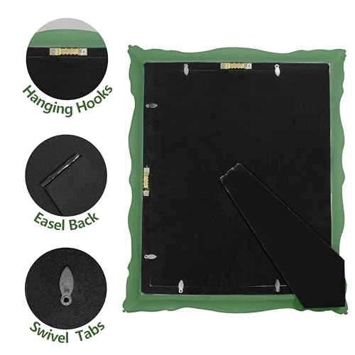 11x14 Picture Frame Matted to 8x10 Black O476