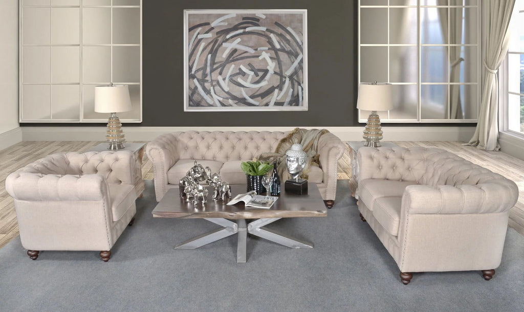Dark Linen Sofa K2343