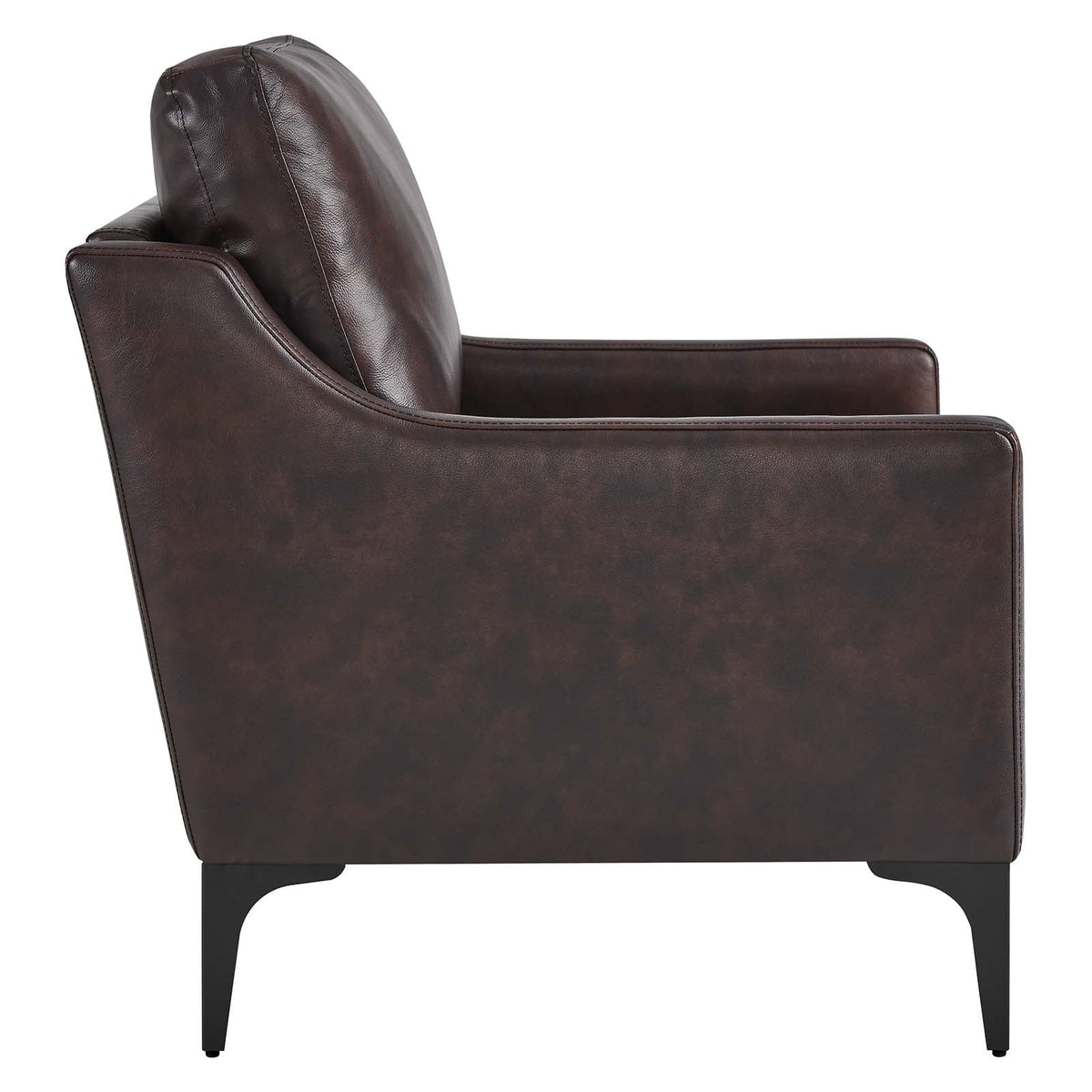 Brown Leather Armchair S9890